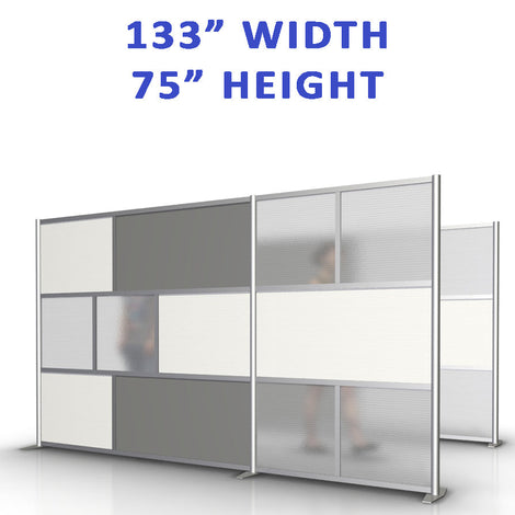 133&quot; Wide Office Partitions &amp; Room Dividers Collection