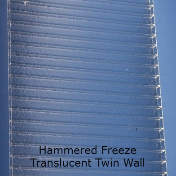 Room Divider Translucent panel, hammered translucent twin wall