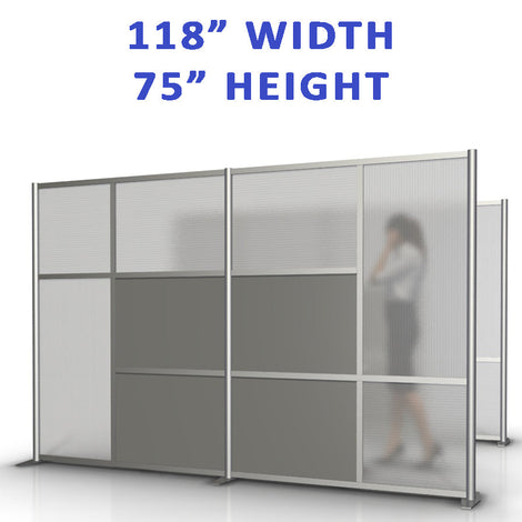 118&quot; Wide Office Partition &amp; Room Divider Collection