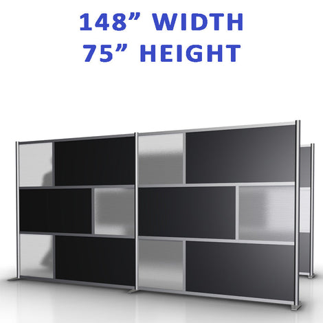 148&quot; Wide Office Partitions &amp; Room Divider Collection