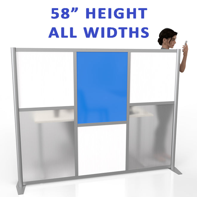 58&quot; Height Office Partitions &amp; Room Divider Collection