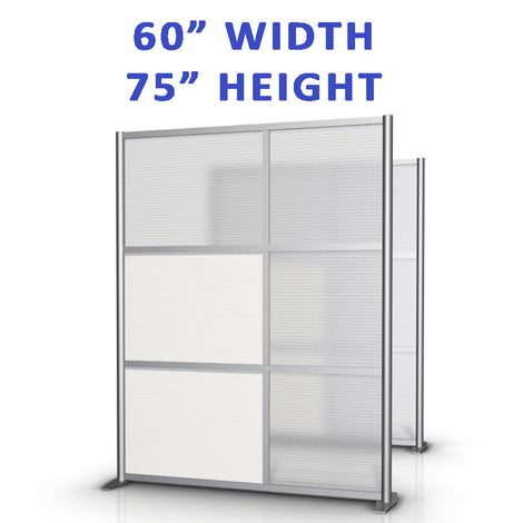 60&quot; wide x 75&quot; high Office Partitions &amp; Room Divider Collection