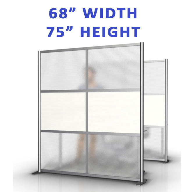 68&quot; wide Office Partitions &amp; Room Divider Collection