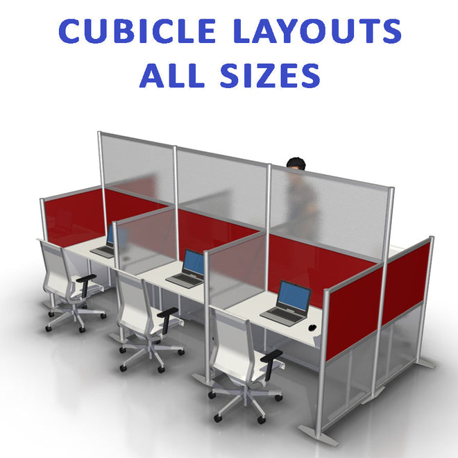 Office Cubicle Configurations Collection