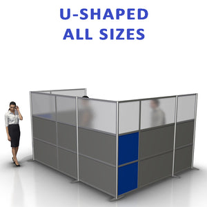 U-Shaped office partitions products collection
