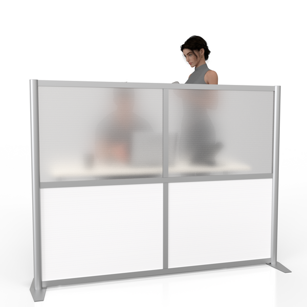 Freestanding modular room partition to divide desks, office partition, room divider, modern design, for use in healthcare, medical exam rooms, dental offices, orthodontic offices, for medical patient privacy screens