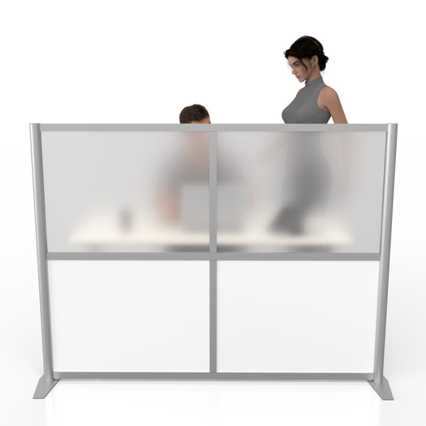 Freestanding modular room partition to divide desks, office partition, room divider, modern design, for use in healthcare, medical exam rooms, dental offices, orthodontic offices, for medical patient privacy screens