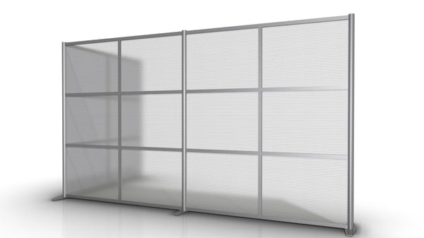 L-Shaped Room Partition - 133" x 68" x 75" High