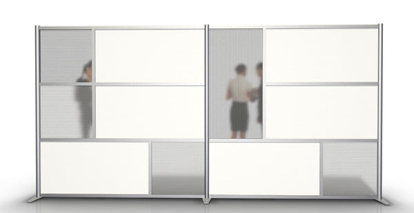 148 inch wide x 75" high Room Partition SW14875-10-10A-6L-WTW-4S1L-HTW