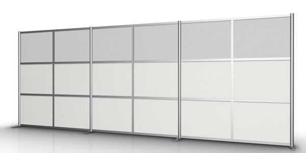 Modern Office Partition 200" wide by 75" high