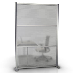 Modern Office Partition 51 inch wide by 75 inch high model # SW5175-5, Translucent Panels