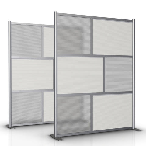 60 inch wide by 75 inch high Room Divider. Modular Room Partition System to divide offices, desks, healthcare facilities, to divide rooms. Room dividers for offices, office cubicles, partition walls.