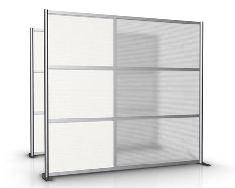 Modern Office Partition Model SW8475-1, 84" wide by 75" tall