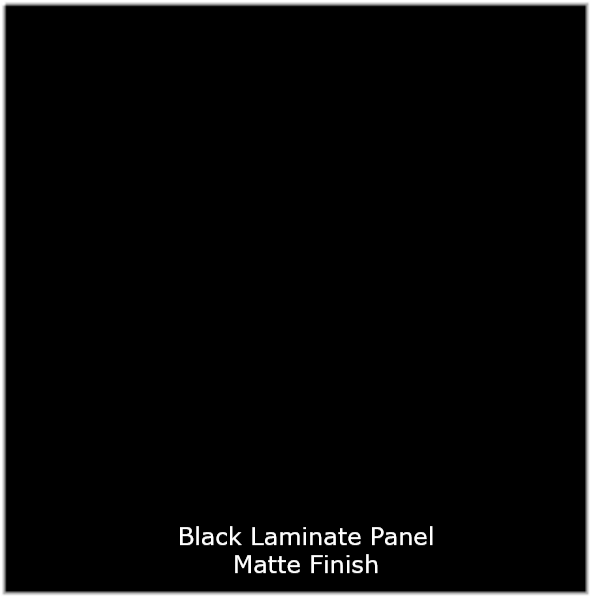 Black Matte Finish Laminate Panel for Room Partitions