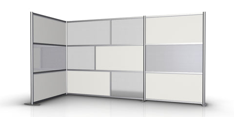 Office Partition Configurations for Enclosing Space Product Collection – iDivide  Modern Room Dividers & Office Partitions