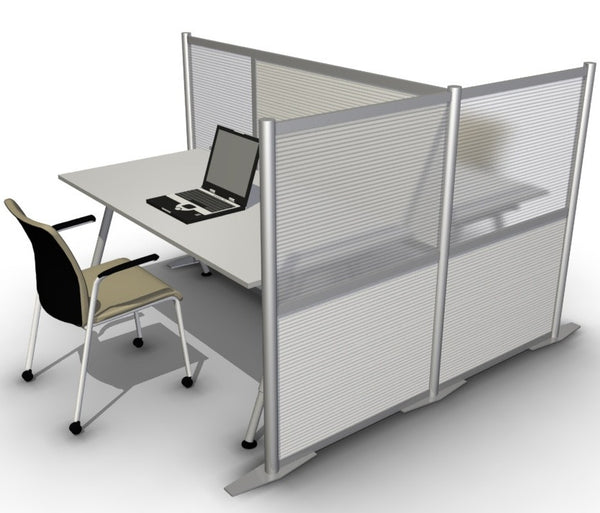 T-Shaped Office Partition Workstations