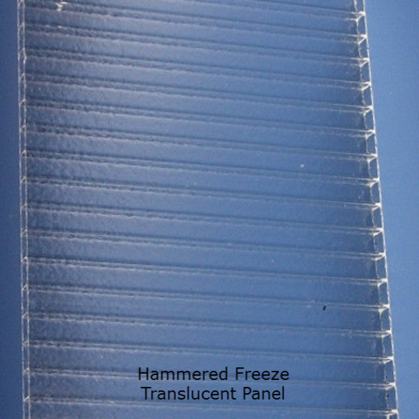 Hammered Freeze Translucent Insert Panel for Room Partitions