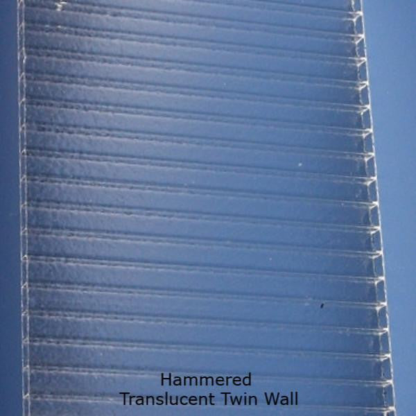 Translucent Hammered Twin Wall Panel for Office and Room Partition Walls
