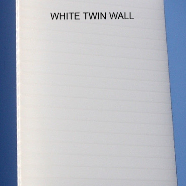White Twin Wall Panel