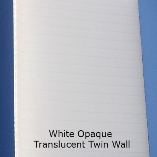 white opaque translucent twin wall panel for room partition